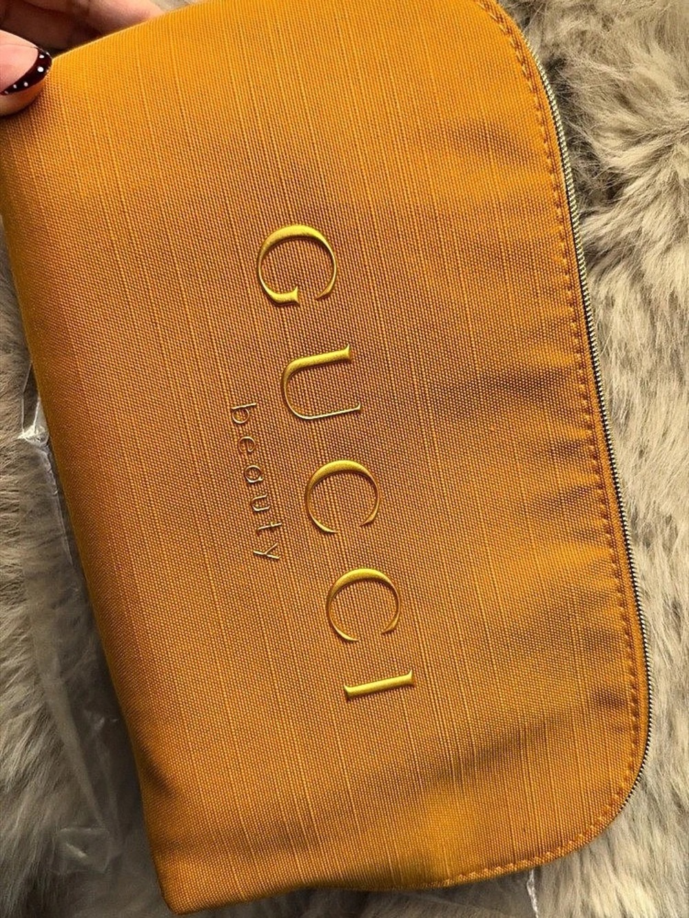 Coach Cosmetic Pouch in Orange NWT